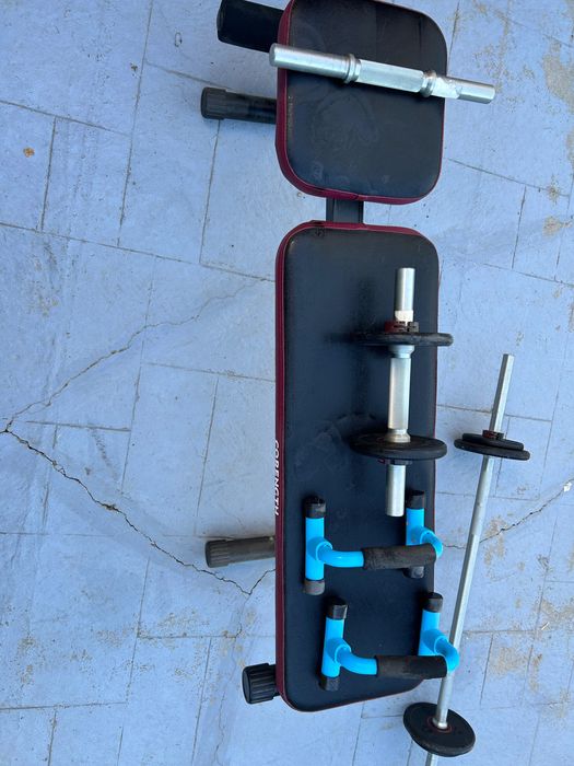 Banca fitnes,haltera,greutati,,gantere