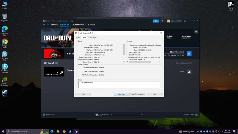 Vand PC Gaming Lenovo+Monitor de la DELL curbat gaming de 144 Hz