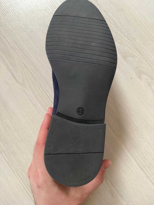 BIGOTTI Mocasini bărbătești bleumarin eleganți, mărimea 40