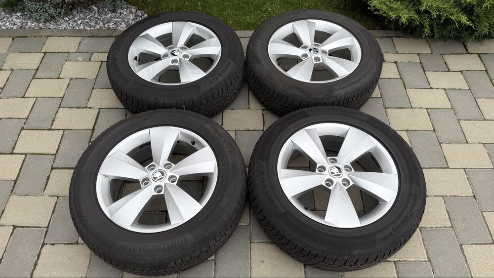 Roti iarna Skoda Kodiaq jante 17 5x112 Tiguan R-line 215 65 17 KaroqQ3