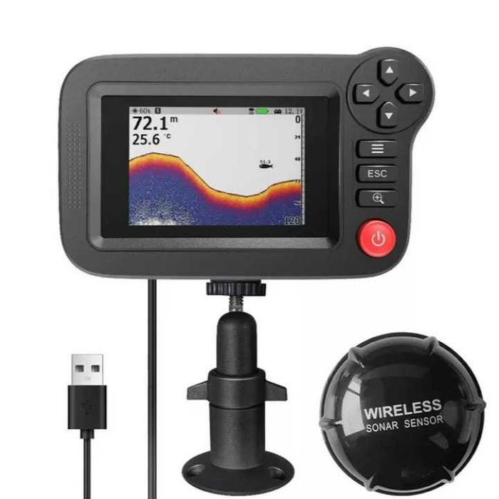 Sonar pescuit wireless FishFinder NOU ( asemanator Deeper Chirp)