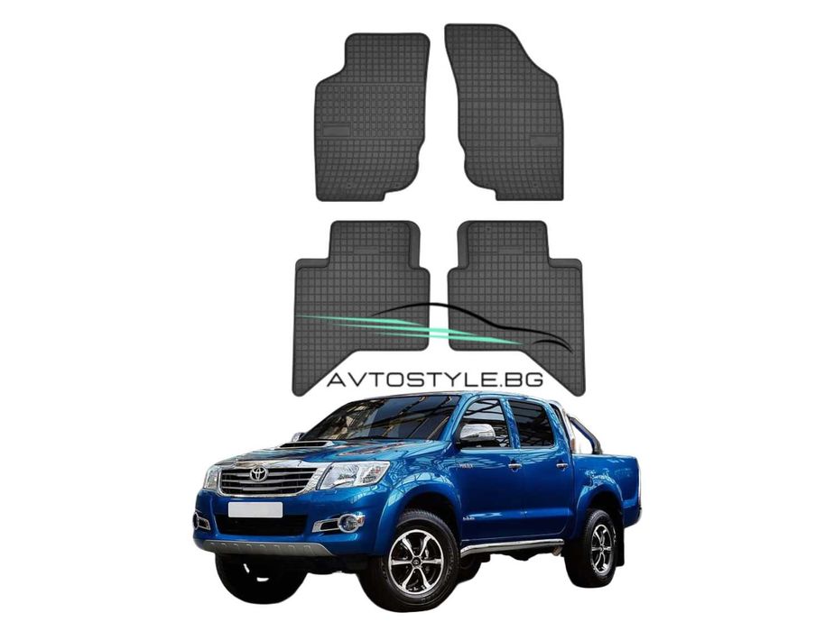 Гумени стелки за Toyota Hilux Pickup 2004-2015 г., Frogum - El Toro