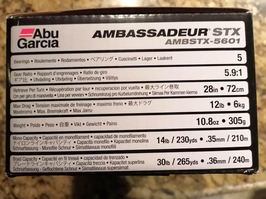 Mulinete-Multiplicatoare ABU GARCIA Ambassadeur STX 5601 LH Left