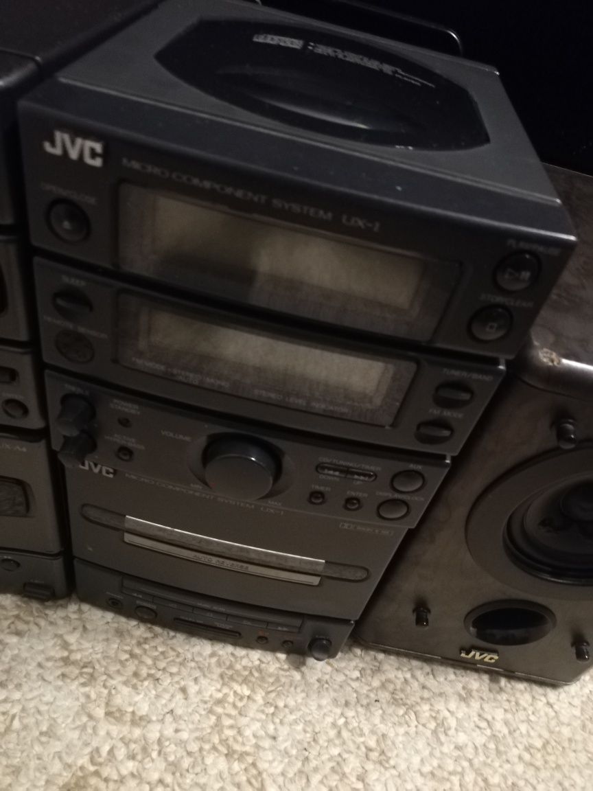 Lot 2 combine mini sistem Jvc Ux-a4 si Ux-1 cu boxe