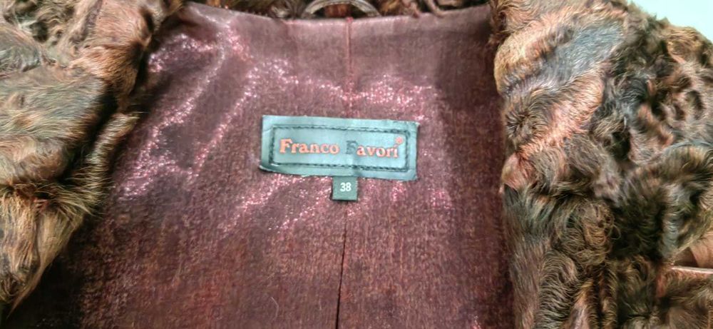 haina piele naturala nr 38 Franco Davori
