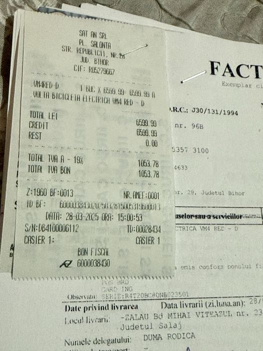 Moped electric Nou nefolosit