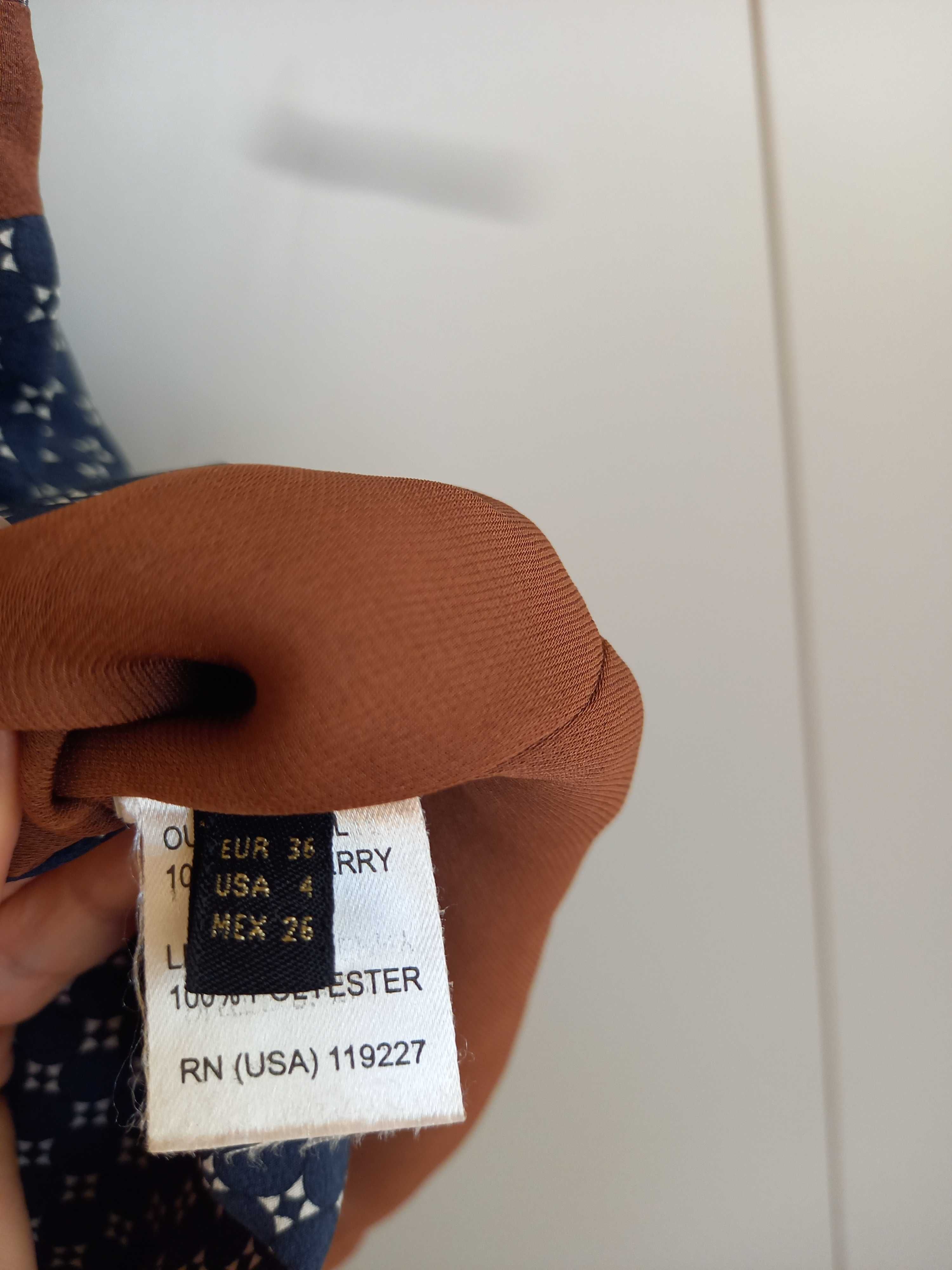 Копринена рокля Massimo Dutti