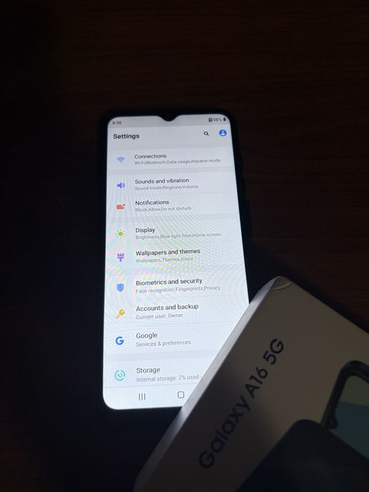 GALAXY A16 5G Dual-Sim ЧИСТО НОВ телефон