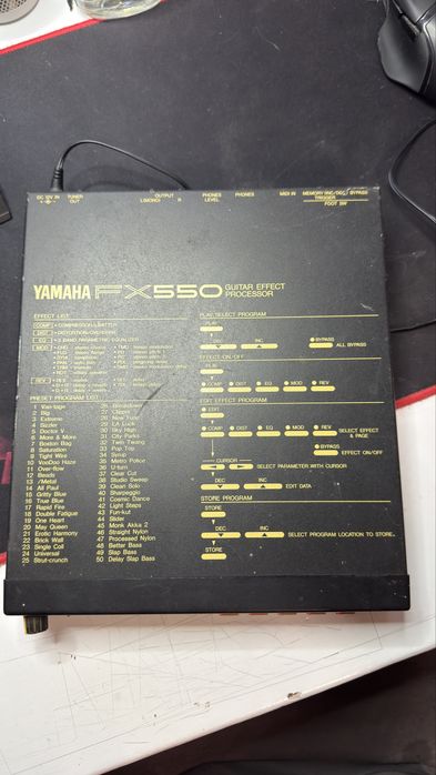 Yamaha FX 550 Guitar effect processor
