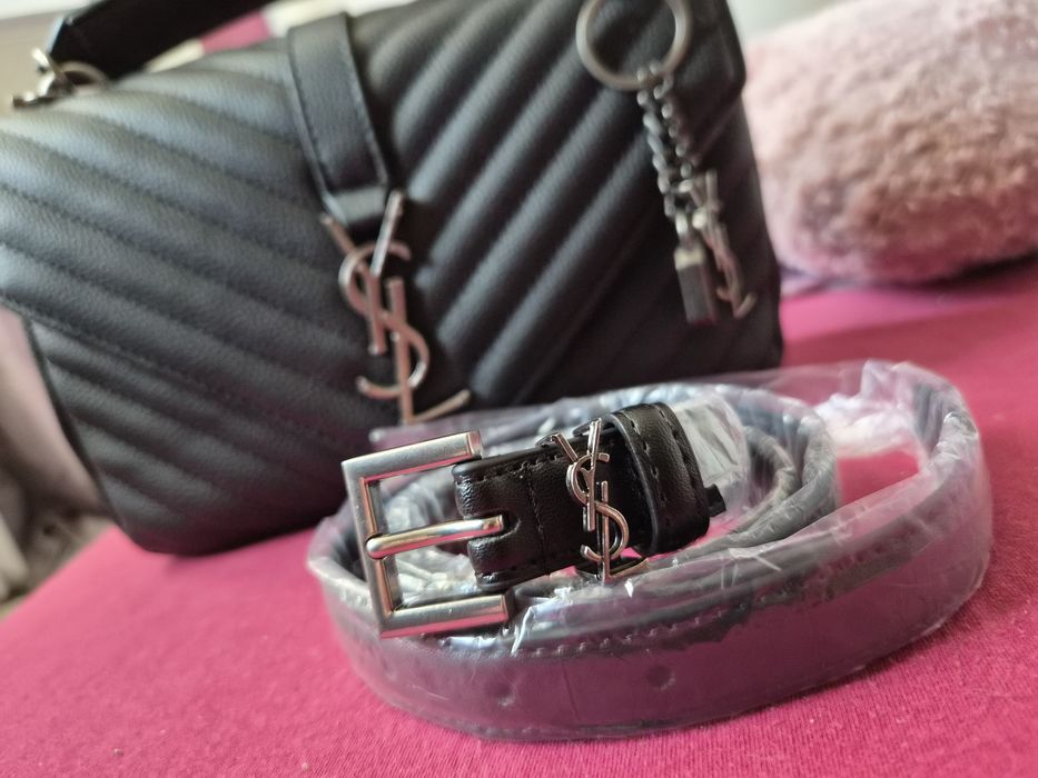 Curea YSL Neagra Silver