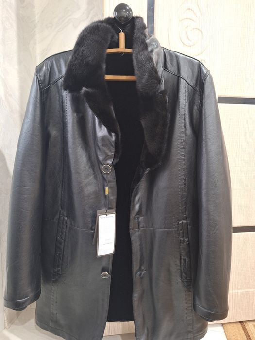 Мужская кожанная куртка