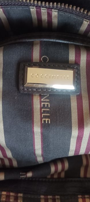 "COCCINELLI" - Дамска чанта от естествена кожа - Напа