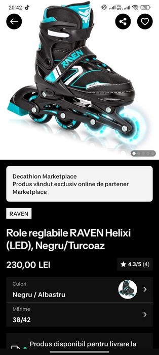 Role Raven reglabile
