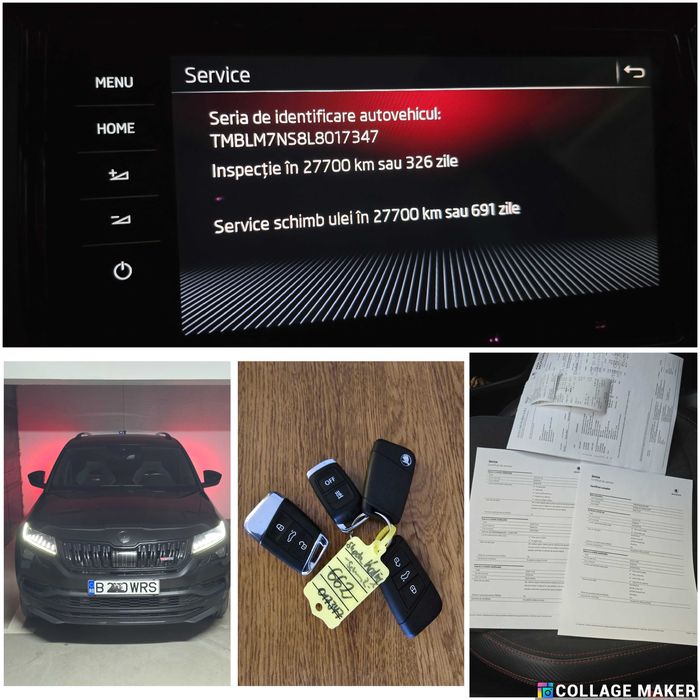 Skoda Kodiaq RS 2.0 BiTDI 239CP 4x4 DSG Pano Canton ACC DCC ParkAssist
