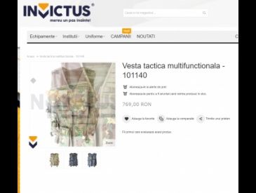 Vesta tactica multifunctionala INVICTUS. Armata romana