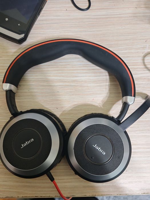 Casti Jabra Evolve 80 UC, ANC, telecomanda pe fir, USB