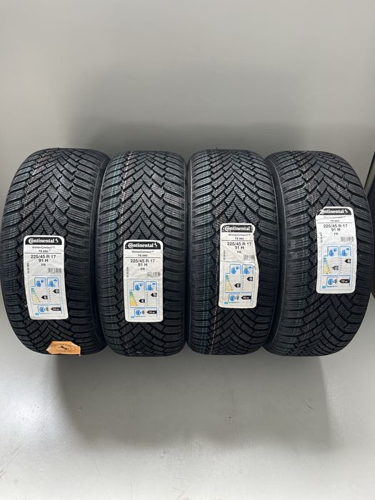 Чисто нови зимни гуми 225/45/17 Continental