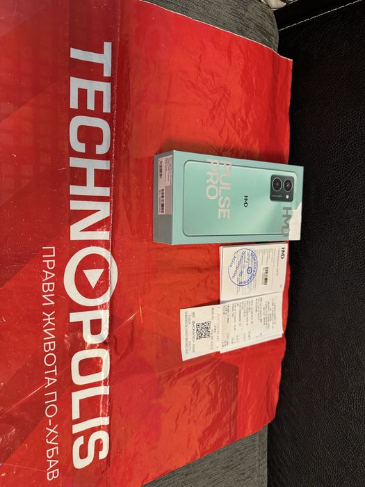 КАТО НОВ 256GB HMD Pulse Pro Technopolis Гаранция 2027г. Purple