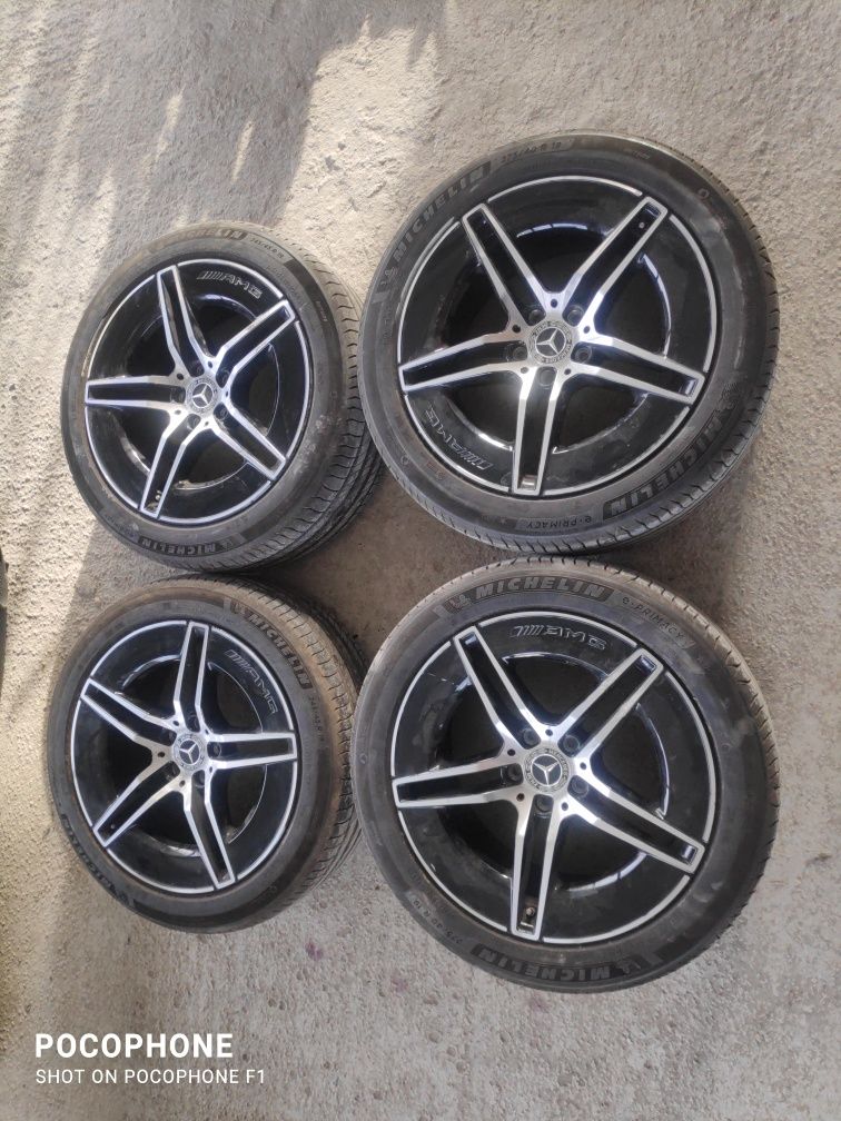 Джанти с гуми 19 цола 5x112 Sport packet Mercedes Benz AMG Е-класа