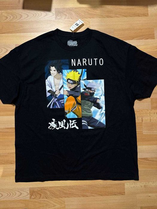 Футболка мужская аниме Naruto! Новая с бирками! 100% хлопок Размер 2XL