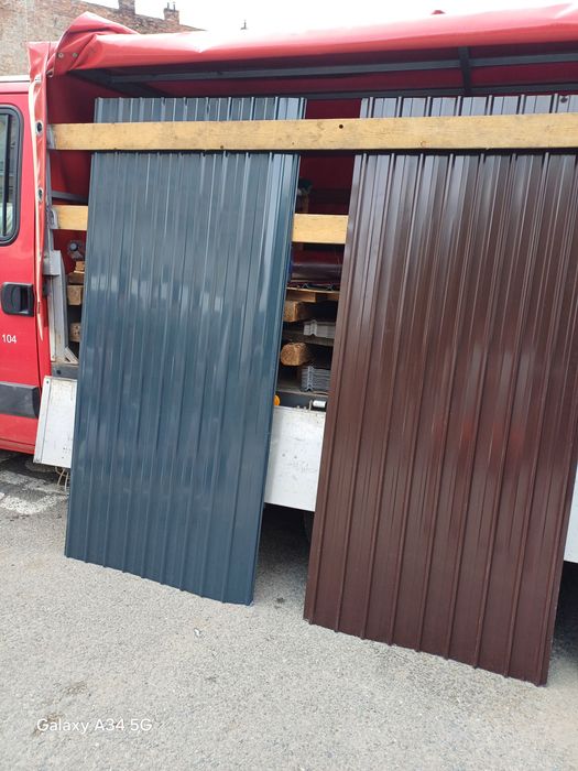 Tabla cutata colorata sau zincata