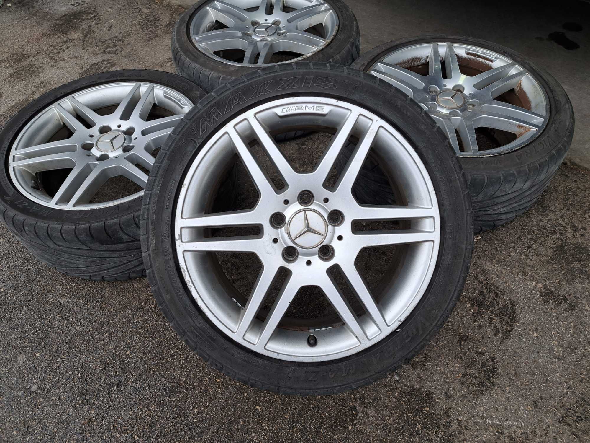 5x112/17 AMG с гуми Спорт Пакет Мерцедес C E class Mercedes W204