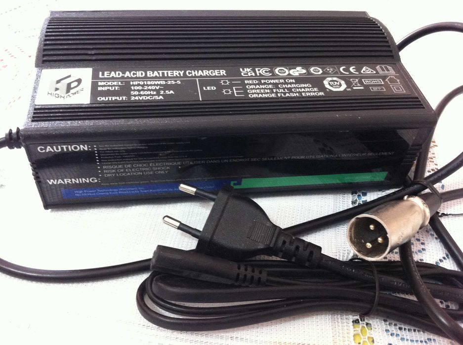 Incarcator carucior Invacare 24V Max10A/Invacare 24V 5Abattery charger