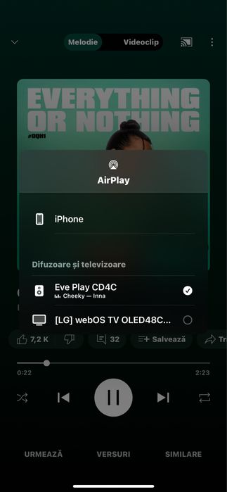 Interfata audio Hifi eve play exclusiv Apple Airplay Wi-Fi