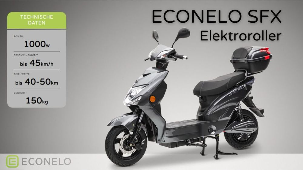 Електрически скутер Econelo sfx em 24 с документи за регистрация