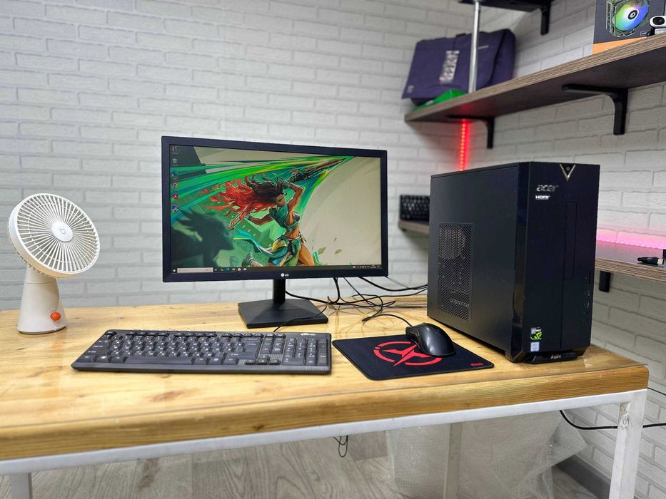 Фирменный игровой ПК на GTX 1650 в полном комплекте