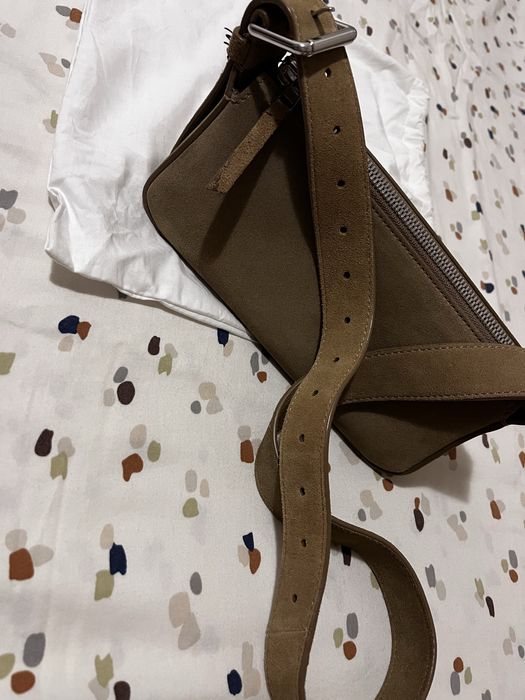 Велурена чанта Massimo Dutti