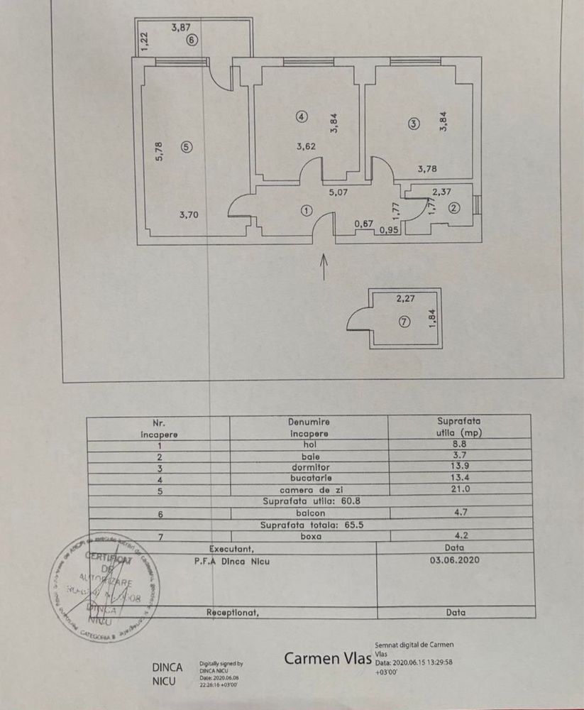 Apartament 2 camere Buzaului