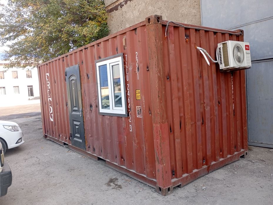 Офис контейнер дан ясалган