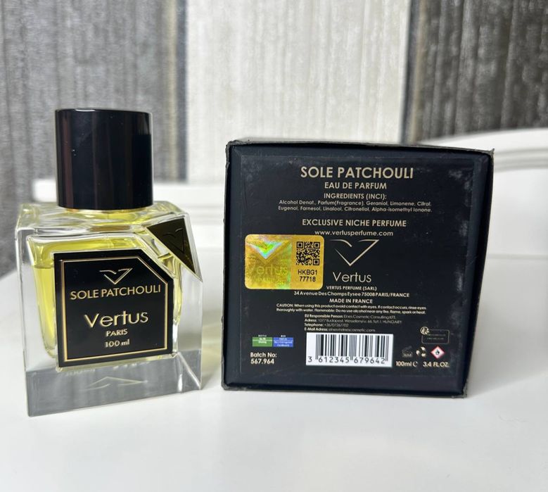 Vertus Sole Patchouli  для мужчин и женщин