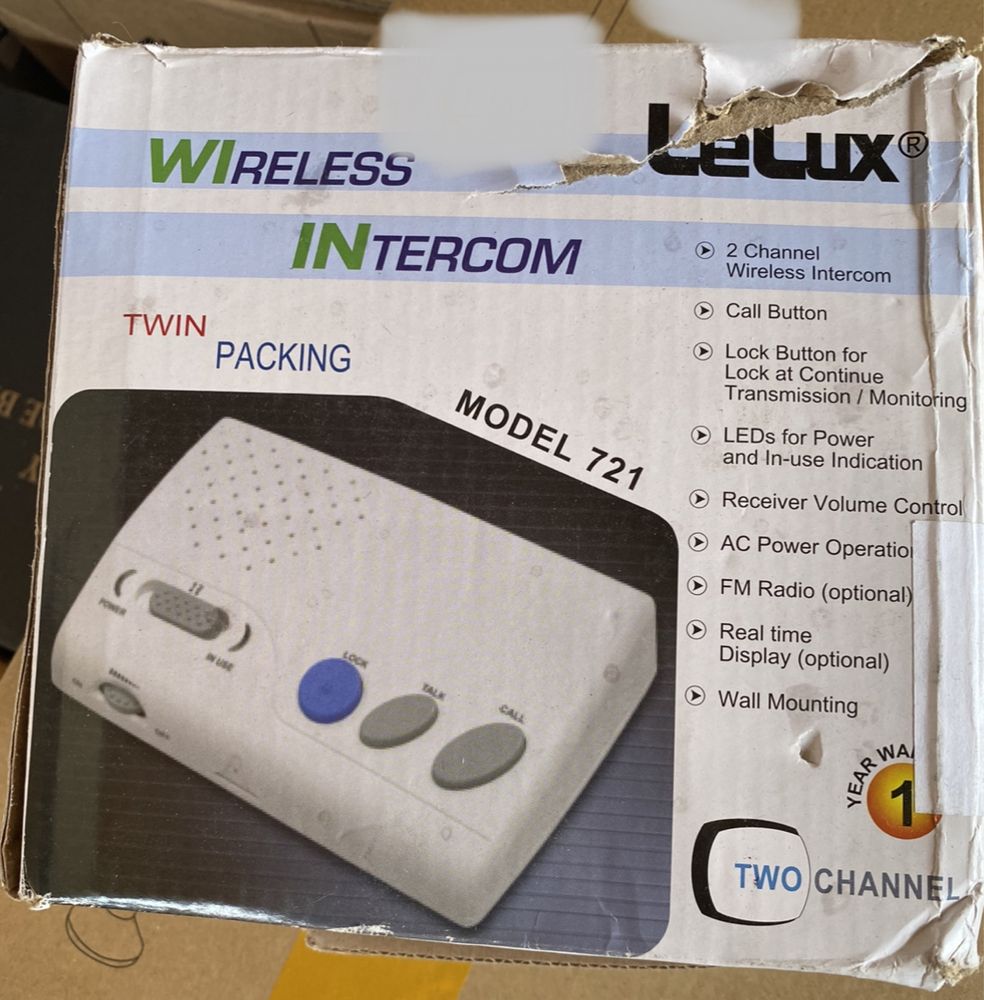 Interfon wireless LeLux Model 721 ElectroDH,nou!!!