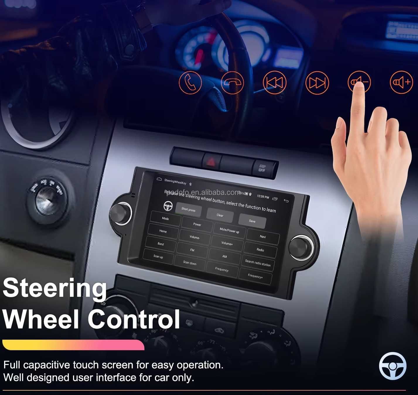Мултимедия Навигация Android JEEP Cherokee COMPASS CHRYSLER DODGE 2DIN
