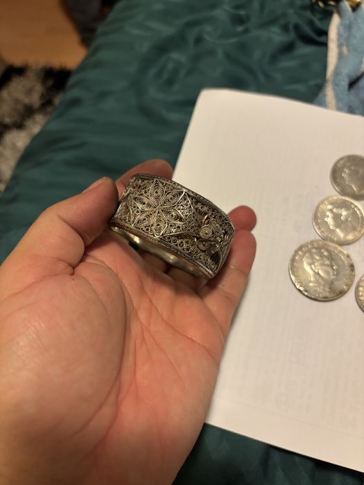 Bratara de argint si barza de argint