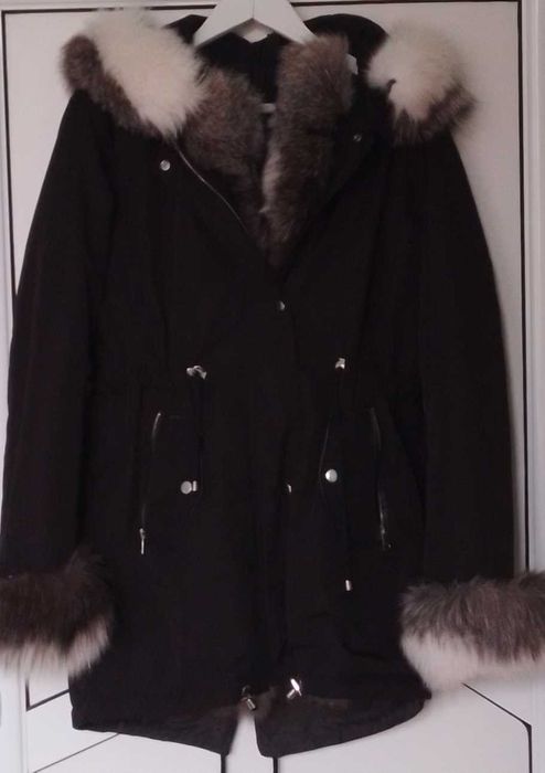 Дамска парка с косъм