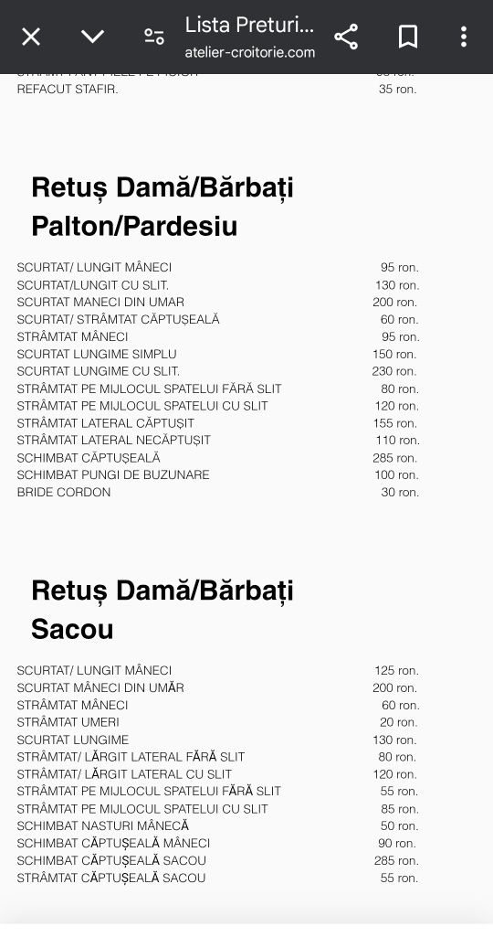 Vând Palton scurt Dika
