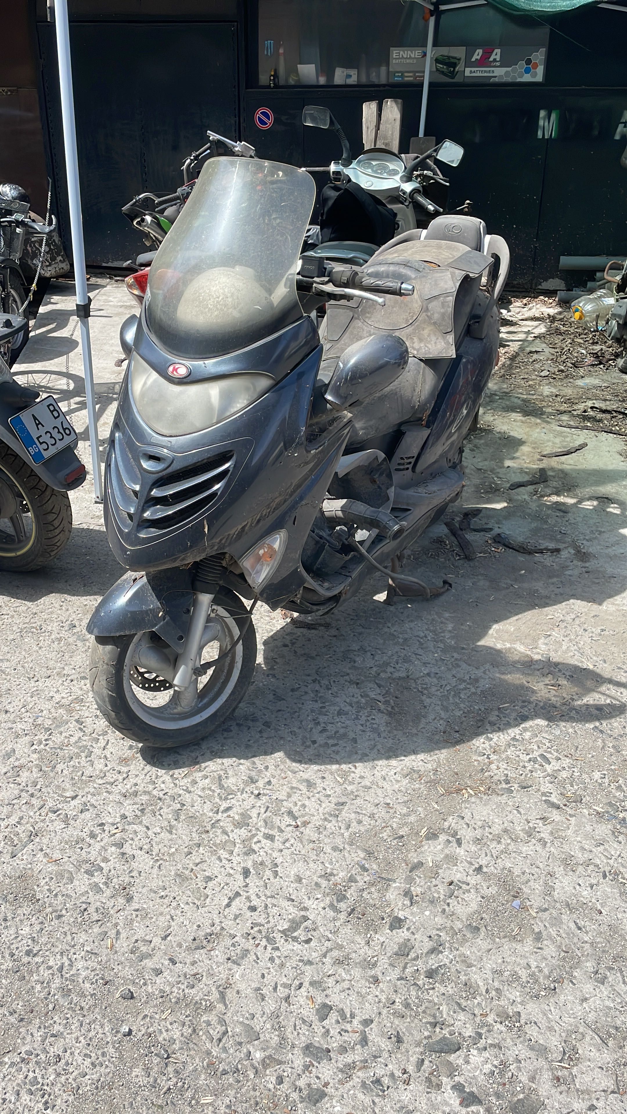 Kymco grand dink 125 на части