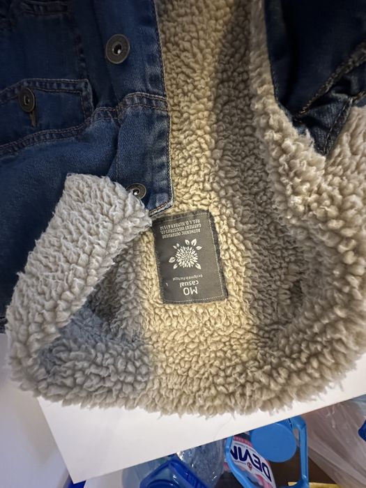 Дънково яке с каракул