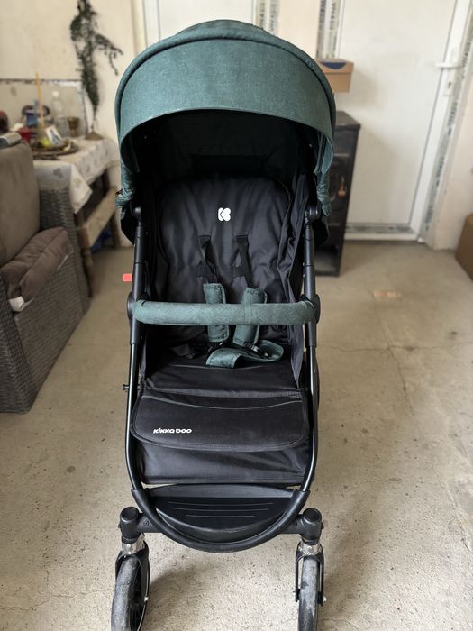 Бебешка лятна количка Kika Boo Pine, Зелена