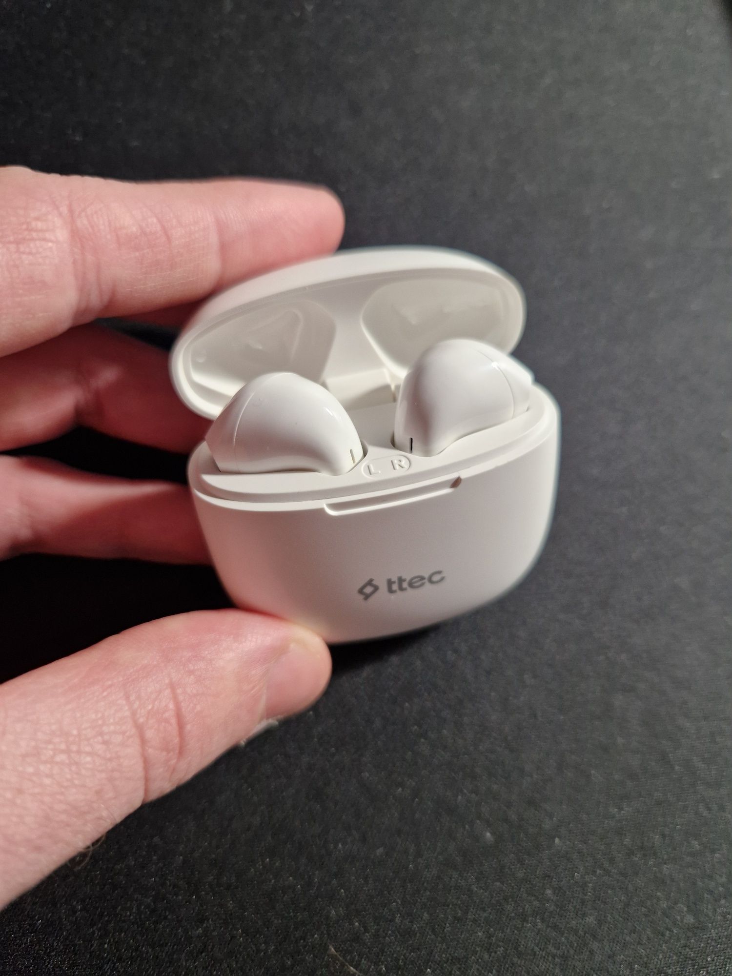 Нови Bluetooth слушалки ttec Mode, TWS, Бели