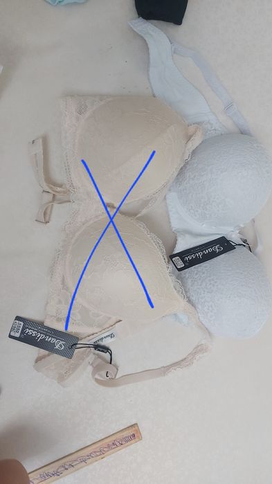 Белый бюстгальтер новый