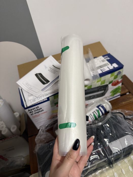 Aparat de vidat alimente folosit o data