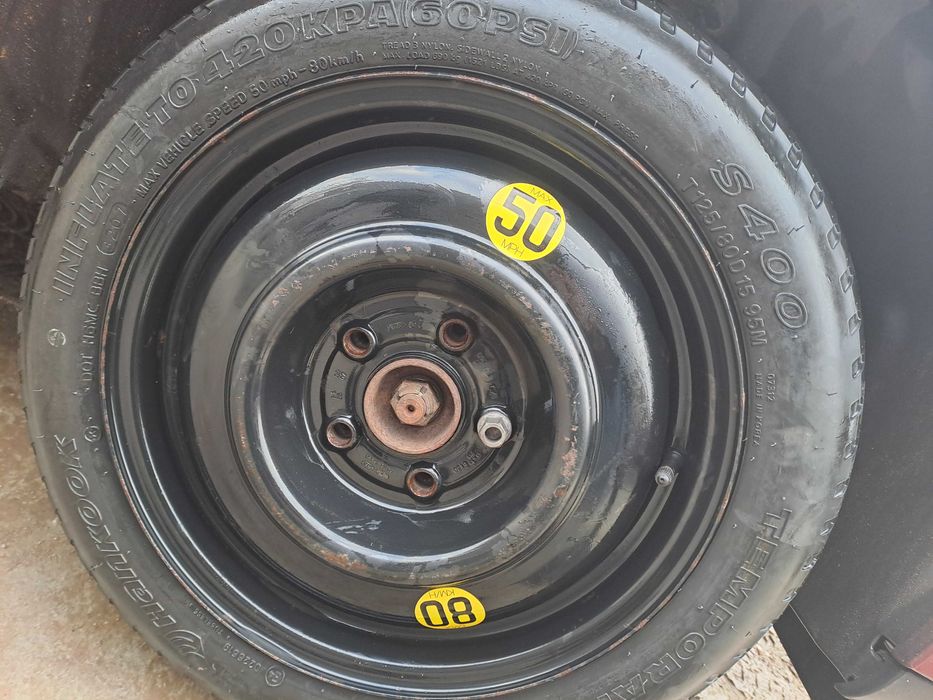 Roata de rezerva Slim Kia Nissan Renault Fluence megan 5x114.3 R15