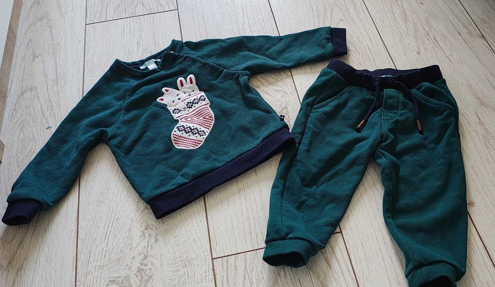 Seturi baietel bebe nr80 (pantaloni, bluza,body cu maneca scurta)