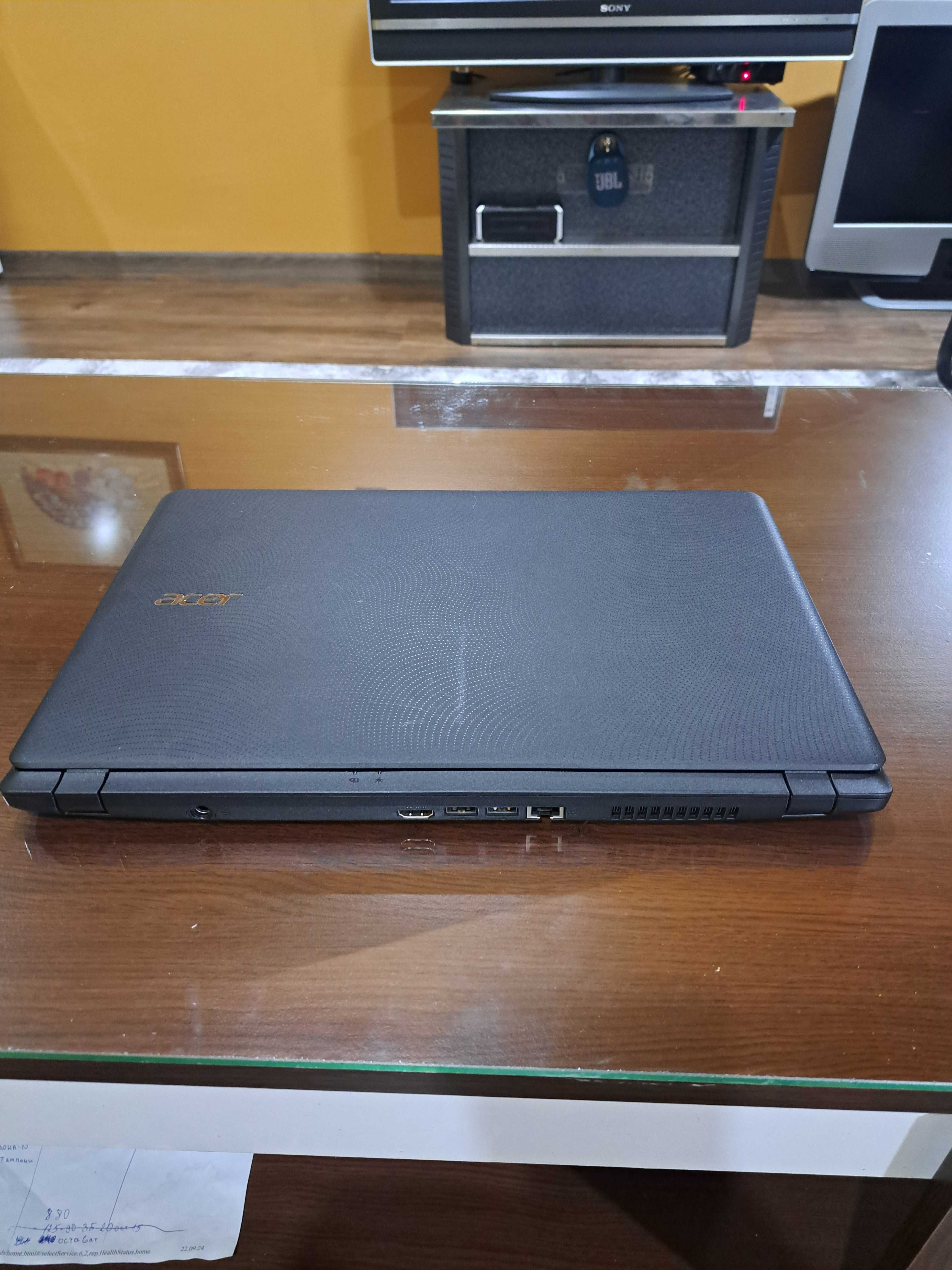 Продавам Laptop Acer Aspire ES 15!15,6 Инча  Никакви следи от употреба