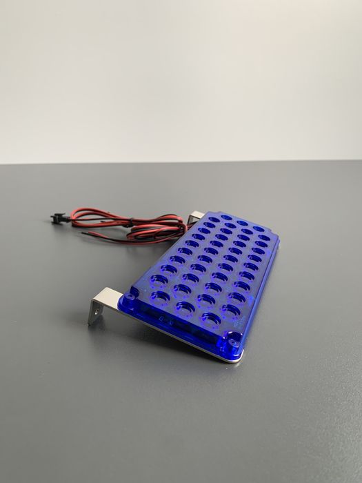 Stroboscoape auto pentru grila 40 LED-uri, albastru