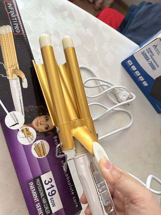 Тройная плойка/стайлер для завивки волос